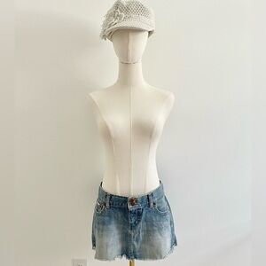 Vintage A&F Denim Mini Skirt